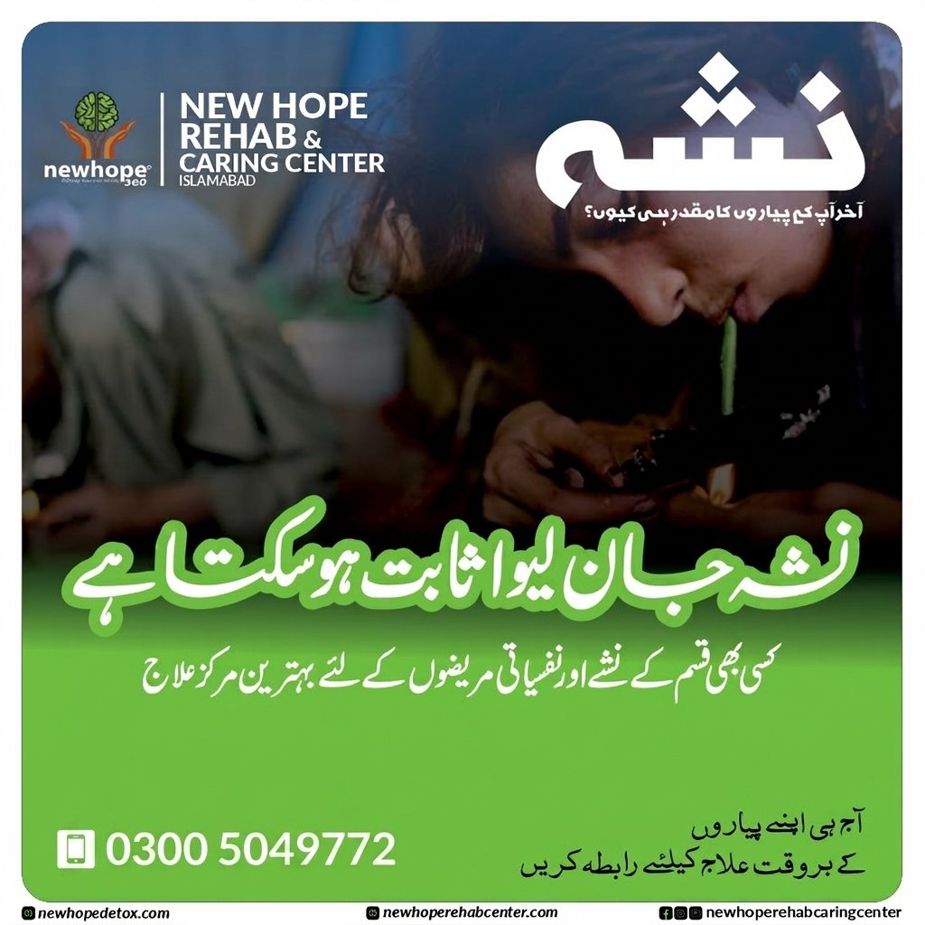 Drug-Induced Suicide – Addiction Treatment and Mental Health Support in Islamabad