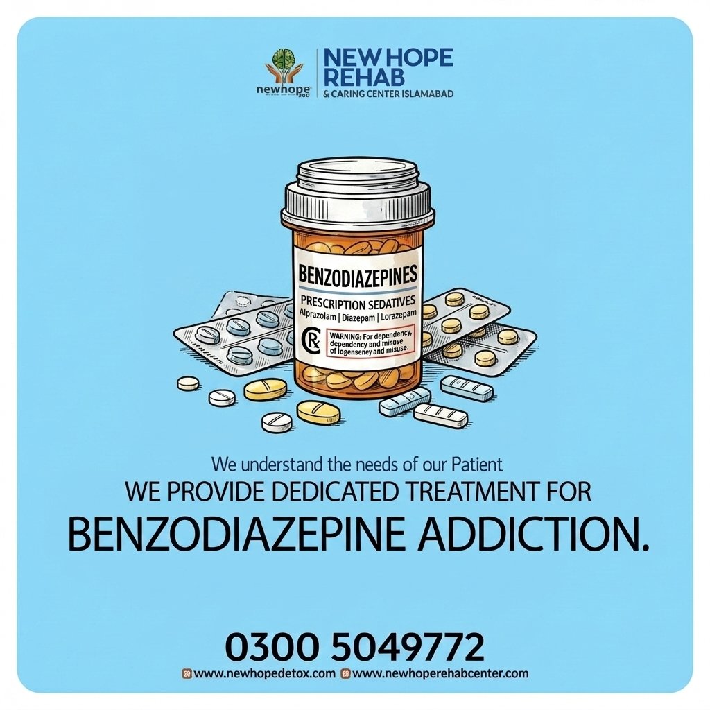 Benzodiazepines Addiction – Benzodiazepines Addiction Treatment in Islamabad, Pakistan