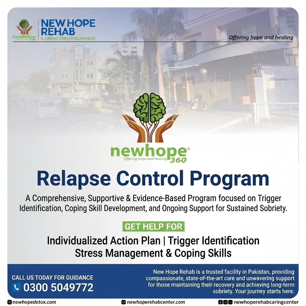 Relapse Control Program – Relapse Control Program in Islamabad, Pakistan