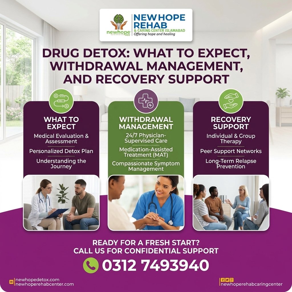 Drug Detox: What to Expect, Withdrawal Management and Recovery Support