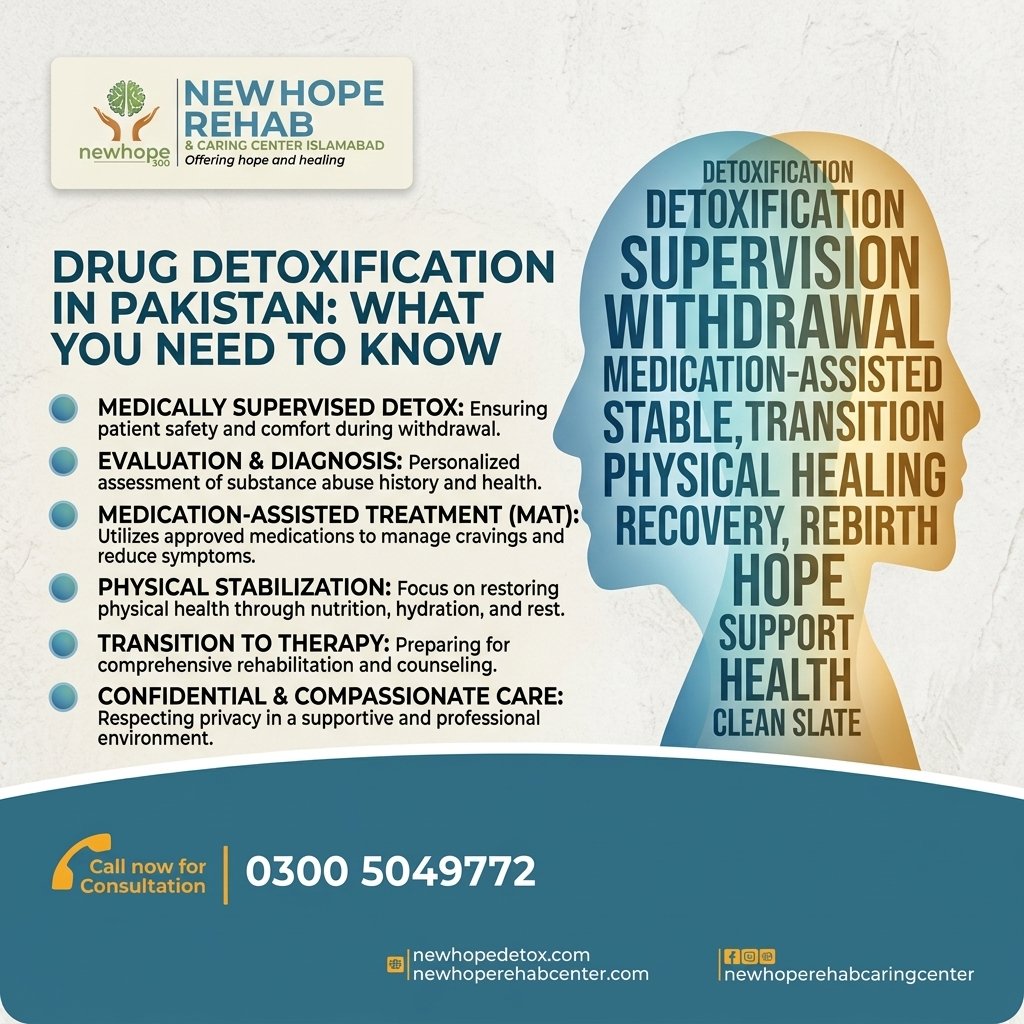 Drug Detoxification in Pakistan — What You Should Know to Get Well