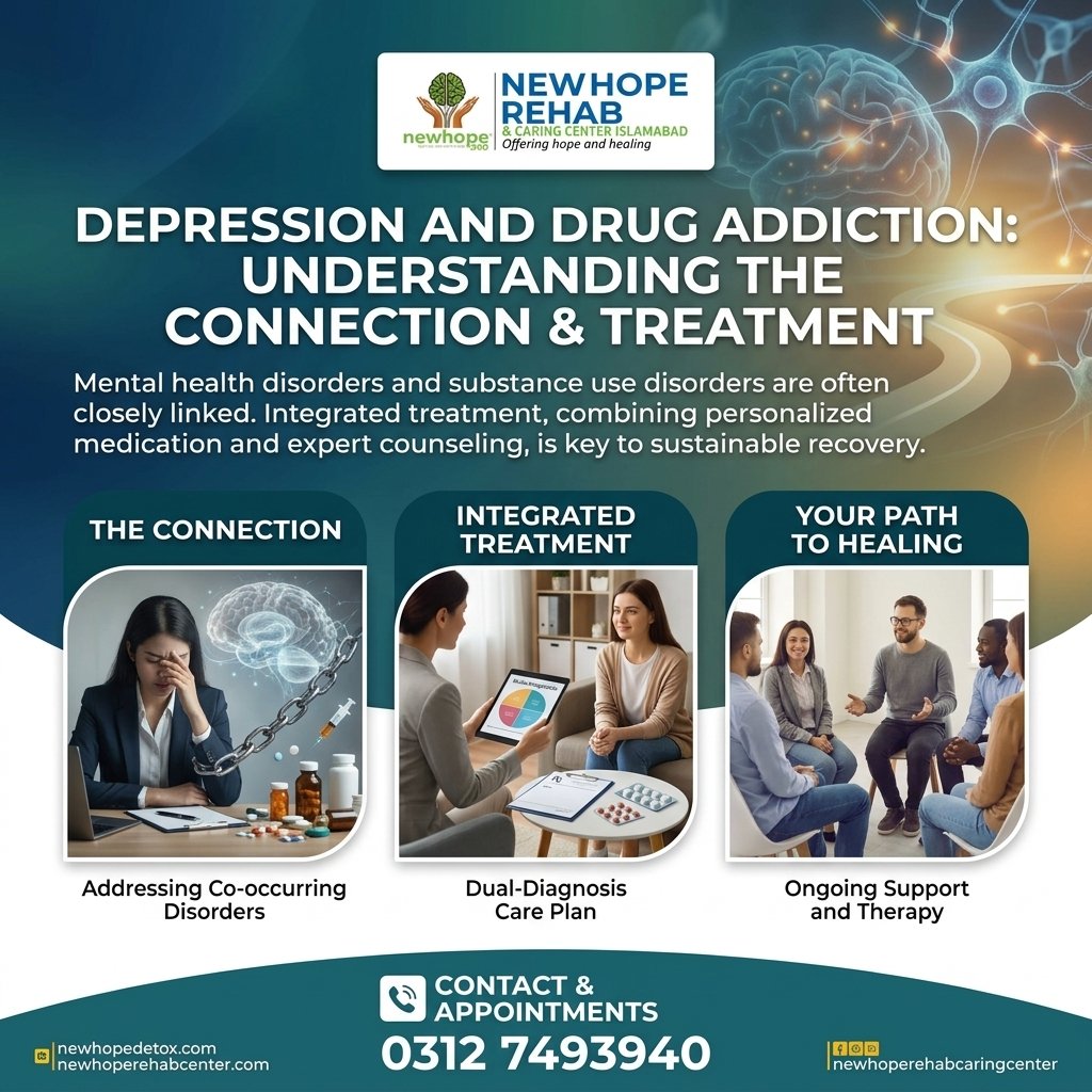 Depression and Drug Addiction: Understanding the Connection and Treatment